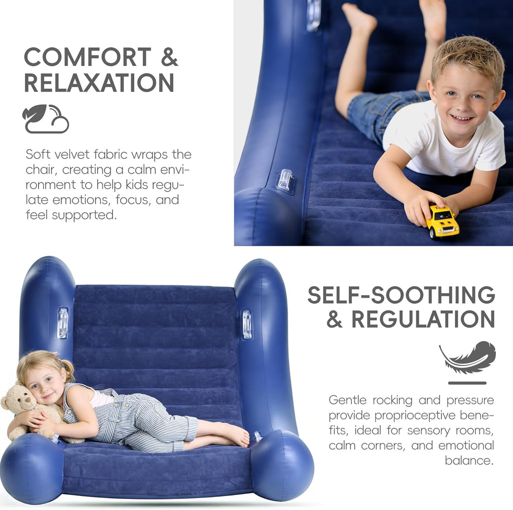 Inflatable Sensory Rocker Chair for Kids