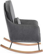 Delta Children Rocker Ella, Stone Grey