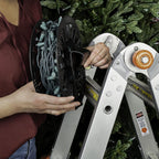 [Wire and Christmas Lighting Storage Bag] - Install N Store Light Storage Reels and Wire Spool - Includes 3 Spools, a Hanging Hook, and a Zipper Bag | Santa's Bags