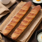 Woration 18 Inch Fake Baguette Decoration Lifelike Artificial Long Bread Model French Bread Ornament Loaves Soft Cake for Thanksgiving Desk Party Decor-2Pcs