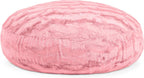 Jaxx Cocoon 4 Foot Bean Bag Chair - Faux Fur, Rose Quartz