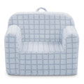 Delta Children Checkered Cozee Chair, Blue