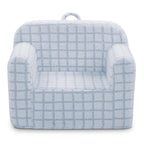 Delta Children Checkered Cozee Chair, Blue