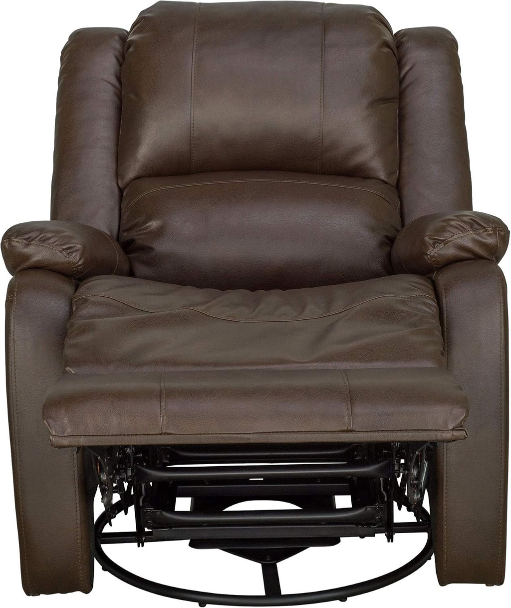 RecPro Charles 30" Swivel Glider RV Recliner, Chestnut, 2-Pack