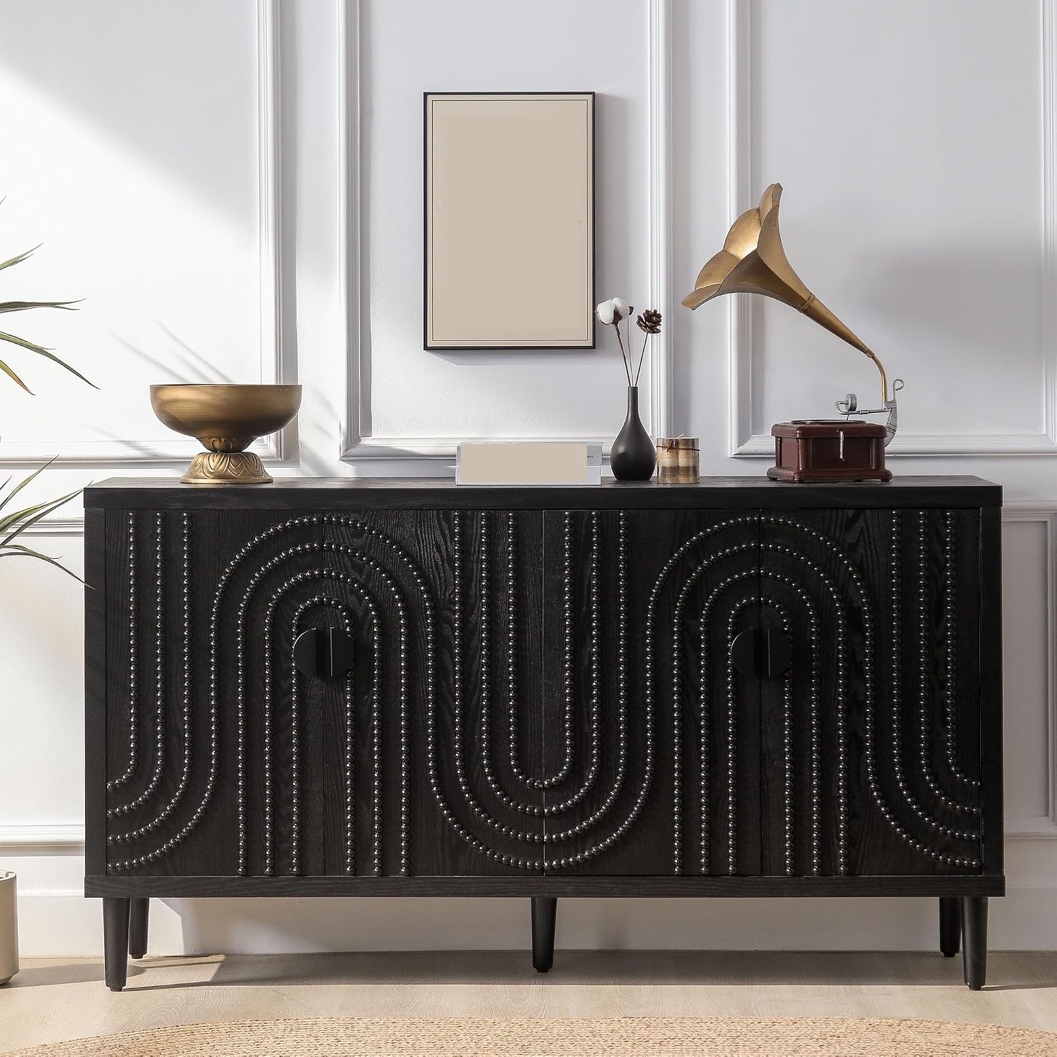 Pantry Cabinet, Modern Sideboard Cabinet, Stylish Storage Solution for Dining Living Rooms,for Kitchen Home
