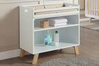 Multi Purpose Changing Table White,Natural