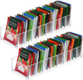 Cinnvoice 2 Pcs Tea Bag Storage Acrylic Clear Tea Drawer Organizer for Drawers, Kitchen, Cabinets, Pantry, Countertops