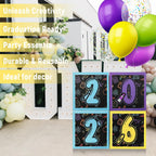 4 Pcs 2026 Preschool Balloon Boxes Kindergarten Graduation Decorations Memorable Grad Party Supplies for for Pre K Congrats Indoor Outdoor Congrats Grad Home Door Decor
