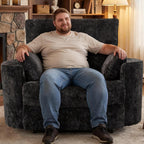 400-550 lbs Oversized Power Recliner Chair with USB, Extra Wide 32.7" Seat for Big & Tall Adults, Capacity Lounge Chair for Living Room