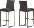 Christopher Knight Home Kelly Outdoor Wicker 30 Inch Barstool (Set of 2), Dark Brown
