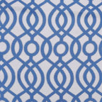 RSH DECOR: 3-Piece Wicker Tufted Cushion Set | 44” x 22" & 22" x 22" | All-Weather Spun Fabric | Water-Resistant | Outdoor Loveseat & U-Shape Cushions for Patio Furniture | Made in USA (Capilla Blue)