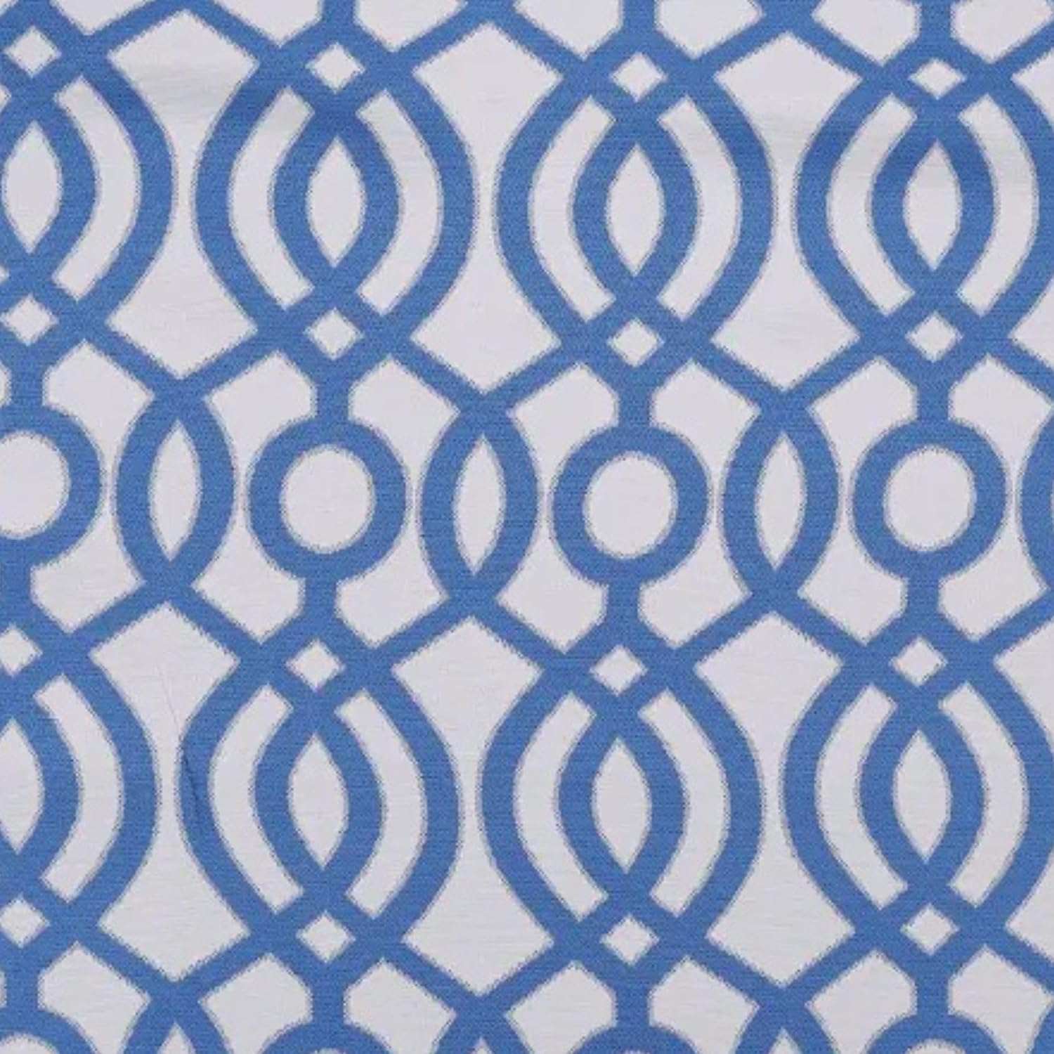 RSH DECOR: 3-Piece Wicker Tufted Cushion Set | 44” x 22" & 22" x 22" | All-Weather Spun Fabric | Water-Resistant | Outdoor Loveseat & U-Shape Cushions for Patio Furniture | Made in USA (Capilla Blue)
