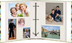 Magnetic Self-Stick 3-Ring Photo Album 100 Pages (50 Sheets), Lots of Pattern Design