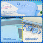 GeekShare Portable Carrying Case Compatible with Switch 2 (2025), Hard Storage Bag with 12 Game Card Slots, Cute Travel Case for Switch 2 Console and Accessories, Shark