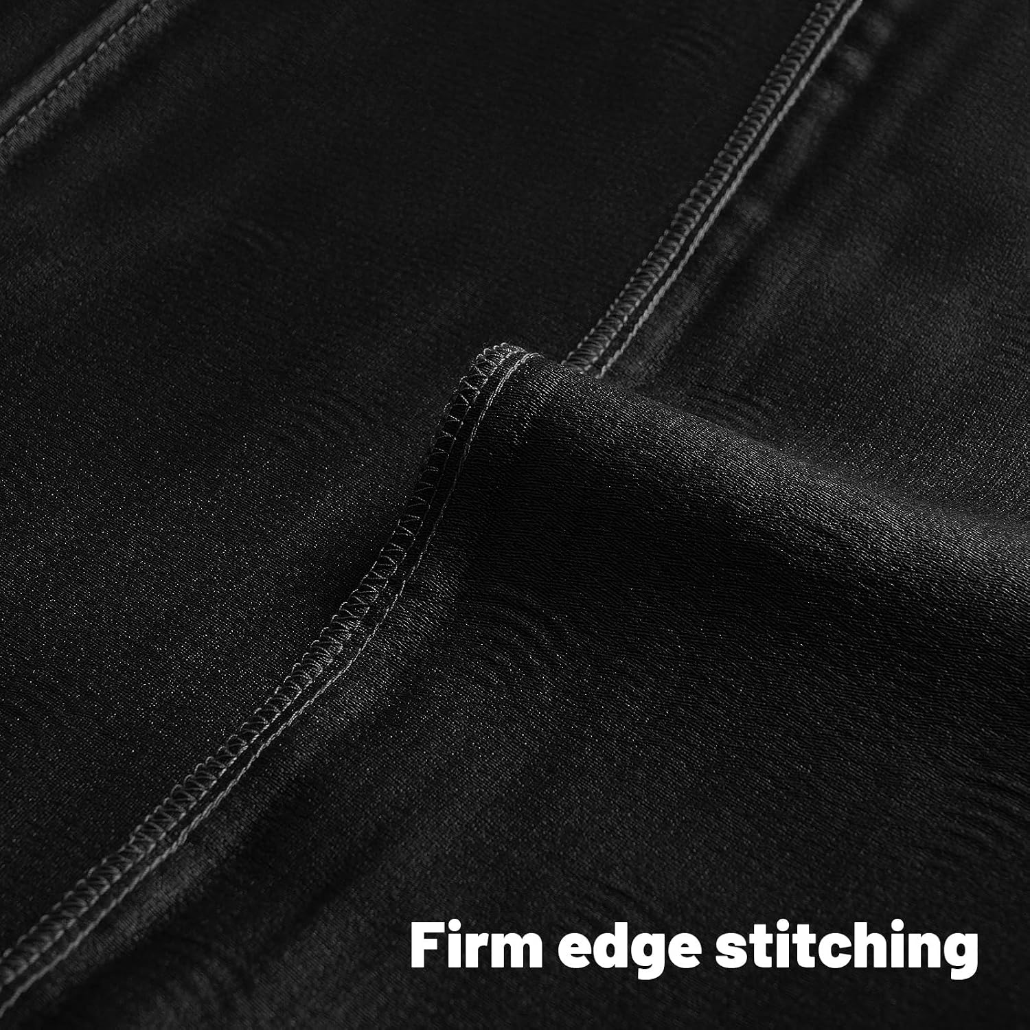 FUTEI Pack of 2 Chenille Decorative Throw Pillow Covers 22x22 Inch,Soft Cozy Striped Geometric Patterns Cushion Case,Modern Home Decor for Couch Bed Living Room,Black