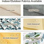 ROFIELTY Custom Bench Cushion, Made-to-Measure Bench Seat Cushion with High Resilience Sponge, Removable Cover, Anti-Slip Design, 100+ Colors for Indoor Bench, Window Seat, Patio