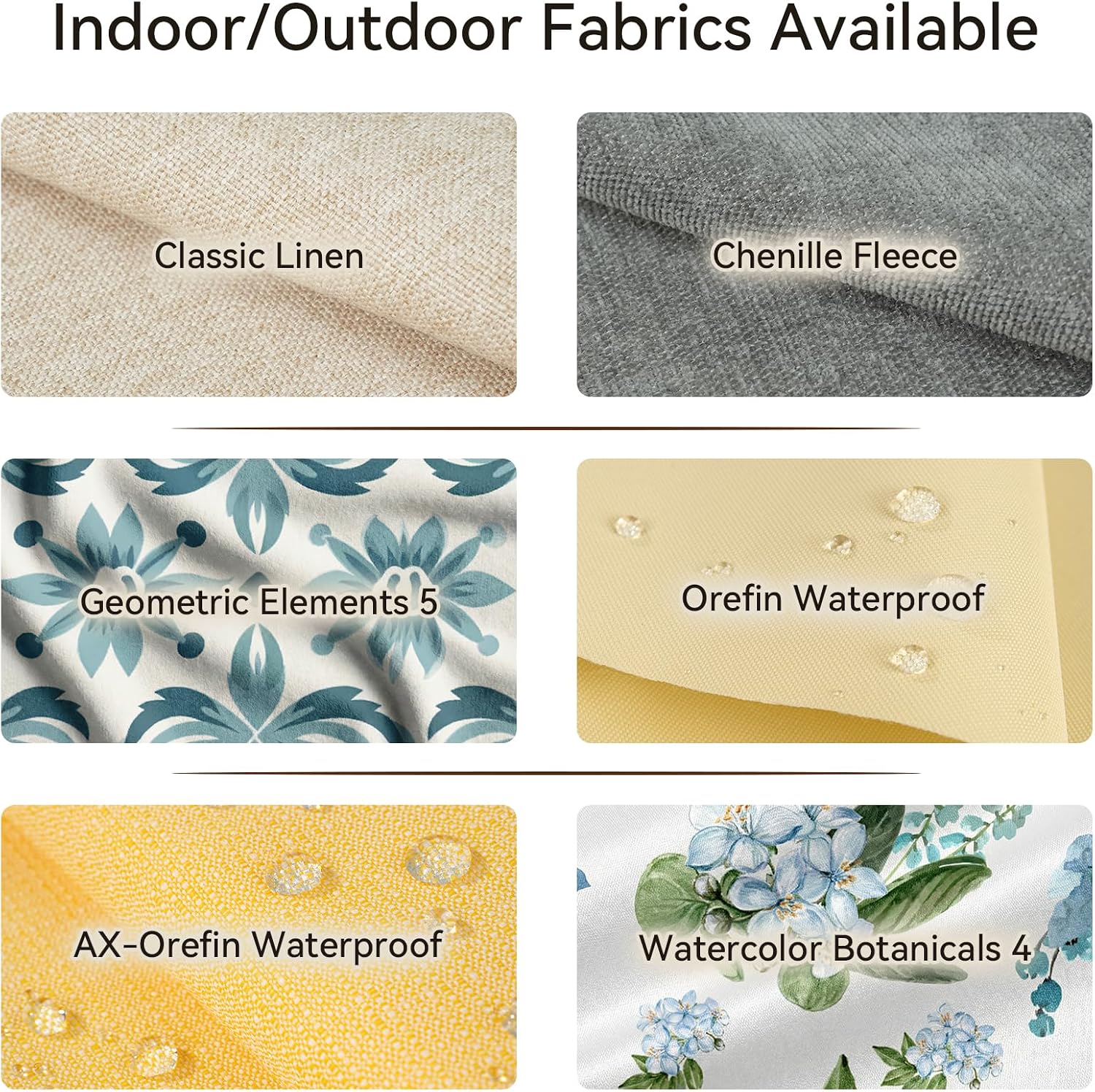 ROFIELTY Custom Bench Cushion, Made-to-Measure Bench Seat Cushion with High Resilience Sponge, Removable Cover, Anti-Slip Design, 100+ Colors for Indoor Bench, Window Seat, Patio
