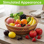 30 Pcs Fake Fruit Pack, Artificial Fruit for Party, Plastic Fruits Table Centrepieces Decoration Home Kitchen, Frutas Artificiales Decorativas, Apple Bananas
