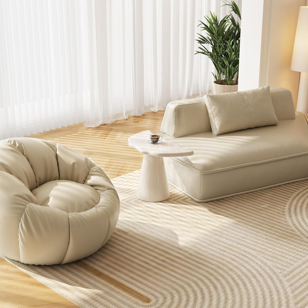 Small Side Table, Modern Accent End Table, Tapered Pedestal Sofa Beside Table for Bedroom, Living Room and Small Spaces, Easy to Assemble