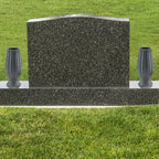 10” Cemetery Vases with Metal Spike for Artificial Flower Grave Decorations | Headstones Flower Holder with Drainage Hole for Artificial Flowers-Cemetery Vases for Grave Memorials Sympathy Gift