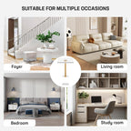 Acrylic End Table, Square Acrylic Drink Table with Metal Support Base, Modern Clear End Table for Living Room, Bedroom, Transparent Nightstand, 12.6" W x 12.6" D x 20.9" H, Easy Assembly