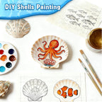 VMEECARL 10Pcs 4"-5" Large Scallop Shells for Crafts, Natural White Sea Shells for Crafts, DIY Painting, Beach Wedding Decorations – Bulk Sea Shells for Home Decor, Coastal Party, and Craft Projects