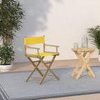 Casual Home 200-00/021-34 Director's Chair 18" - Classic Height Natural Frame/Gold Canvas