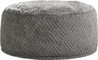 Hobestluk Bean Bag Chairs Adults Beanbag Chair with Filler Large Bean Bags with Fluffy Embossed Cover, Giant Bean Bag Chairs for Adults (Grey, 5FT - 50” x 50” x 24”)