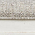 Signature Design by Ashley Realyn French Country Upholstered Tufted Accent Bench with Foam Cushion and Scrolled Arms, Wood Frame, 25.88" High, Antique White