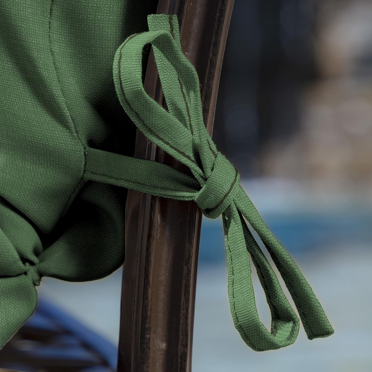 Arden 2-Pack Patio Dining Outdoor Chair Cushions, 20x44, Rain-Proof Seat Pad, Fade-Resistant Outdoor Cushion Bright Moss Green Leala