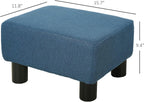 Linen Fabric Ottoman Footrest