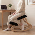 NYPOT Ergonomic Kneeling Chair with Adjustable Seats - Knee Chair for Posture Correction & Kneel Rocking Stool for Desk - Back Pain Relief and Support for Home and Office