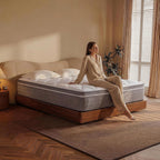 Queen mattress 12 inch,Queen Size Mattresses in a Box,Memory Foam Hybrid Mattress,with Individual Pocket Spring for Motion Isolation &Lumbar Support & Pressure Relief,Fiberglass-Free,Medium Firm