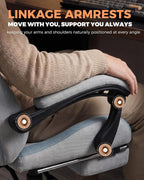 GTPLAYER Gaming Chair with Foot Rest & Pocket Spring Cushion, Ergonomic High Back Computer Desk Chair with Headrest & Lumbar Support for Back Pain Relief, Breathable Fabric, Mist-Blue