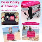 COSTWAY Tanning Chair with Face Hole, Folding Sun Bathing Lounge Chair with Armrest, Side Pocket & Protective Flap, Face Down Layout Chair for Beach, Patio, Pool, Outside (1, Pink+White)
