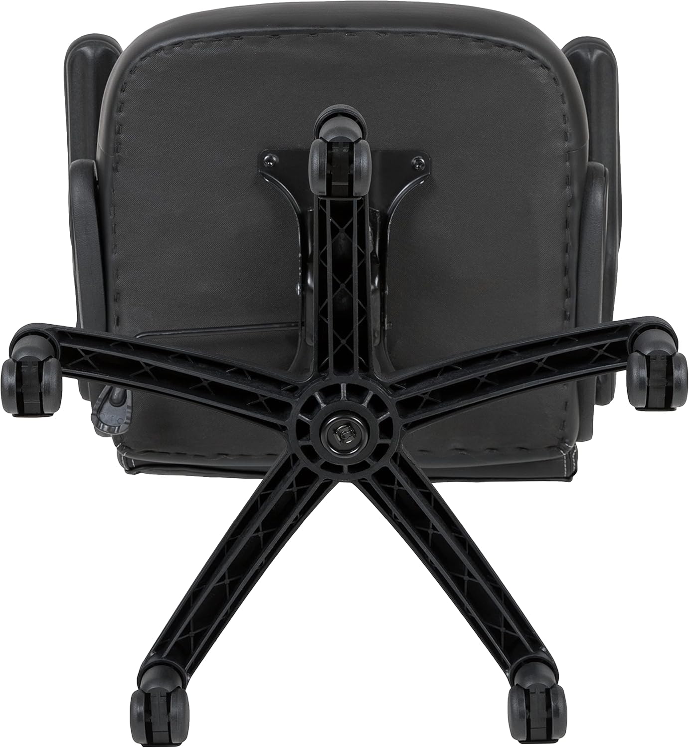 Flash Furniture X10 High-Back LeatherSoft Racing Style Gaming Chair with Flip-Up Arms, Ergonomic Padded Swivel Computer Chair, Blue/Black