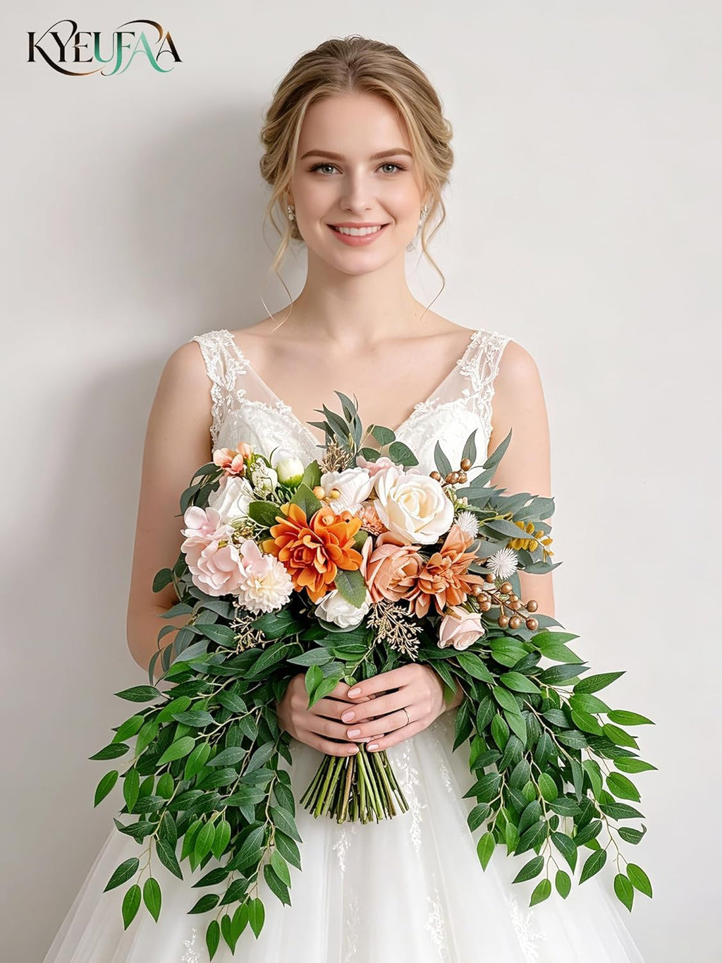 36Pcs Italian Ruscus Greenery Stems Bulk, Artificial Silk Green Leaves Garland, 20"Fake Branches, Hanging Plants Spray Vines for DIY Wedding Arch Bouquet Table Centerpieces Vase Filler Home Decor