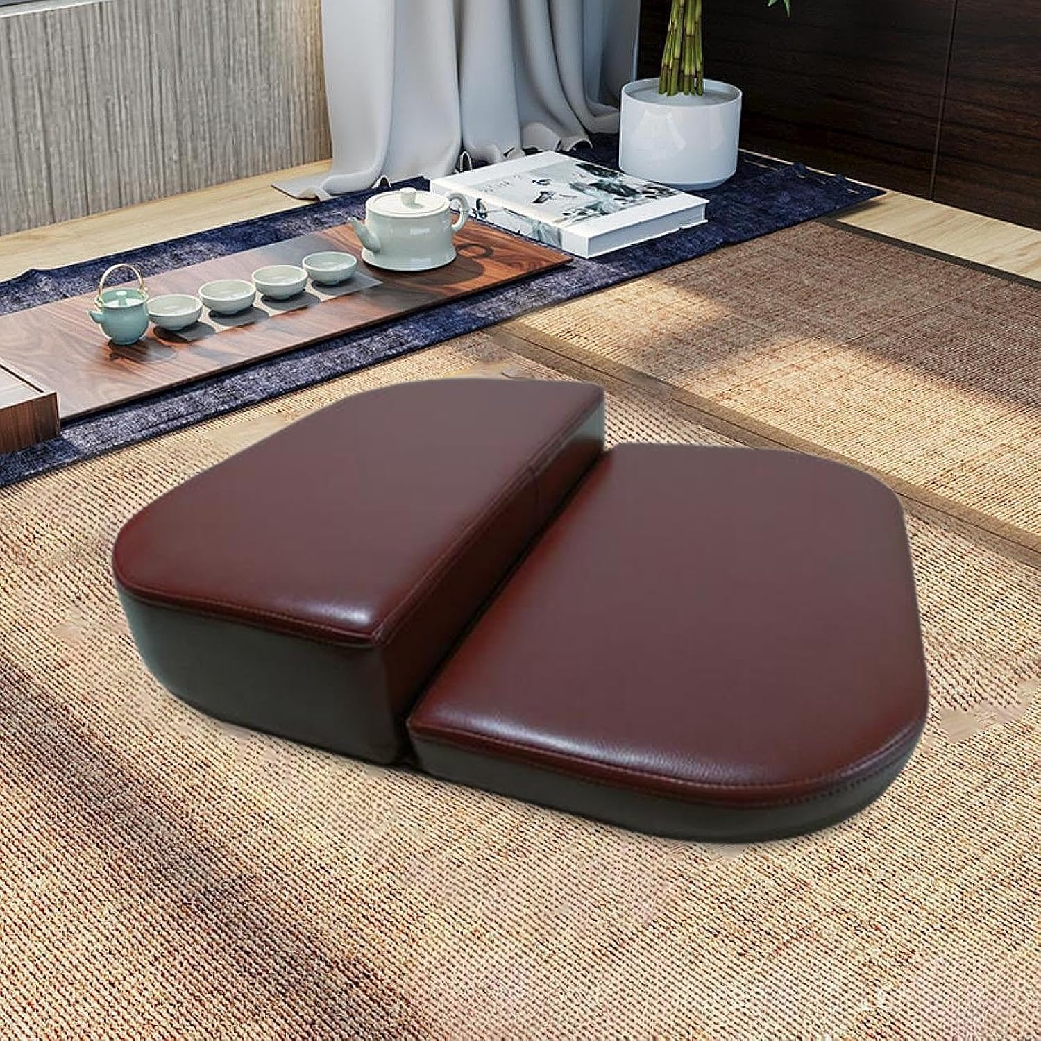 Folding Meditation Bench Prayer Bench Kneeler Gift Comfortable Adults Prayer Kneeler Kneeling Stool for Bedroom Home Yoga