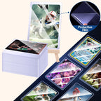 100 Penny Sleeves and 100 Top Loads, EDUDIIU 35PT Card Sleeves Hard Plastic, 3" x 4" Hard Card Protectors, Rigid Toploads for Yugioh, Baseball, Sports Cards