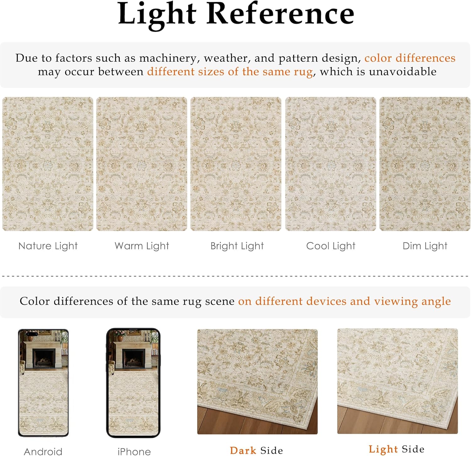 2x6 Washable Runner Rug for Hallway Kitchen Beige Low Pile Non Slip Runner Neutral Distressed Carpet Bathroom Front Door Beside Bed Home Decor