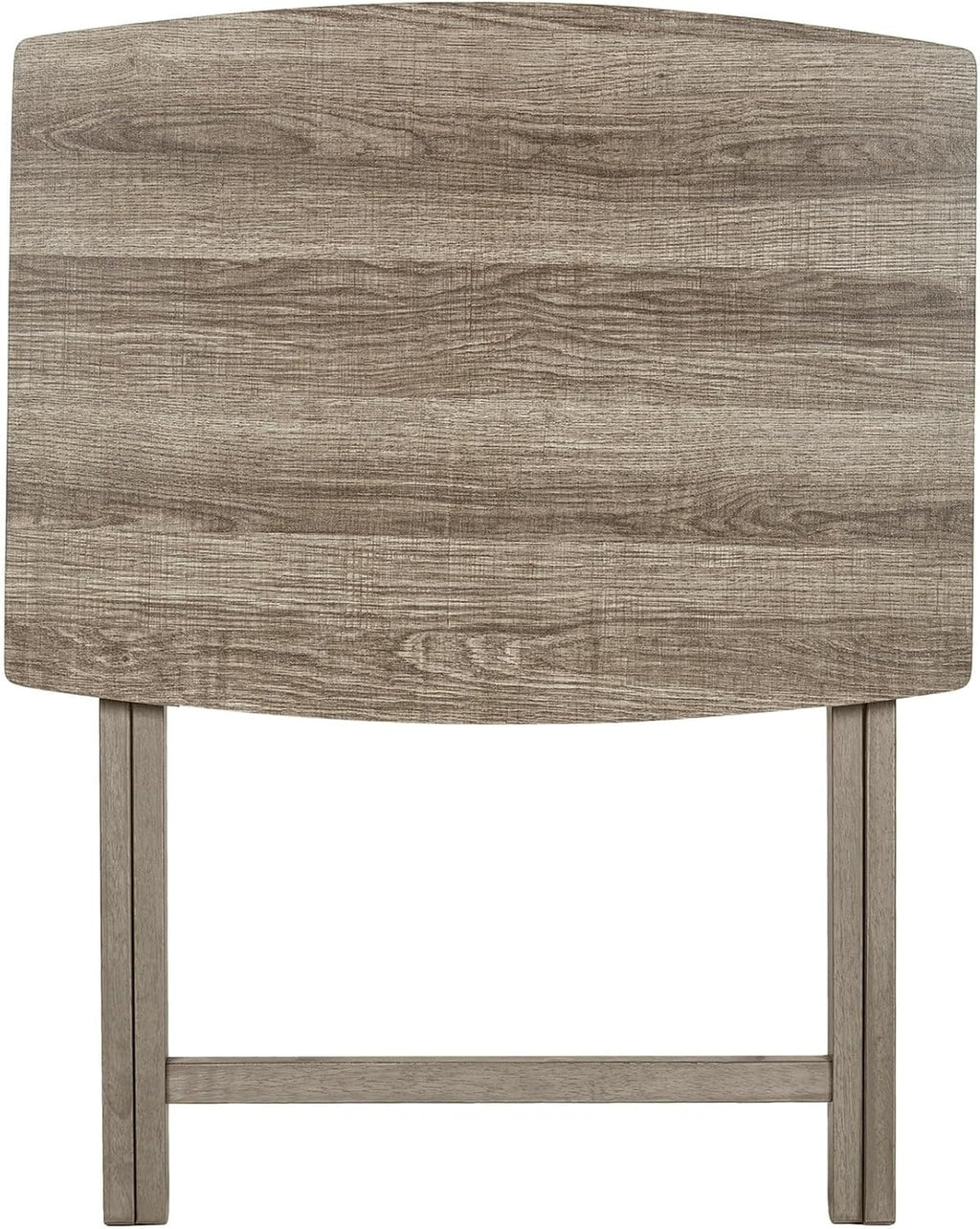 Folding Tray Table Rustic Gray Wooden Oversized TV Tray Table Portable Foldable Side Table Laptop Desk for Living Room Bedroom Small Spaces No Assembly Required