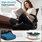 Drafting Chair for Standing Desk, Tall Office Chair with 22"-30" Seat Height &7" Lift Footrest Ring, Ergonomic Executive Mesh Computer Counter Stool with Lumbar Support &Flip-up Arms for Artist