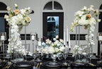 YALLOVE 2-Pack 31.5-Inch Clear Acrylic Flower Stands | Pedestal Centerpieces for Wedding and Party Decor