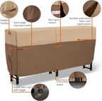 Classic Accessories Veranda's Best Waterproof Log Rack Cover, 96 x 24 x 42 Inch