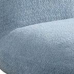 21.5" W Blue Chenille Deer Shaped Chair