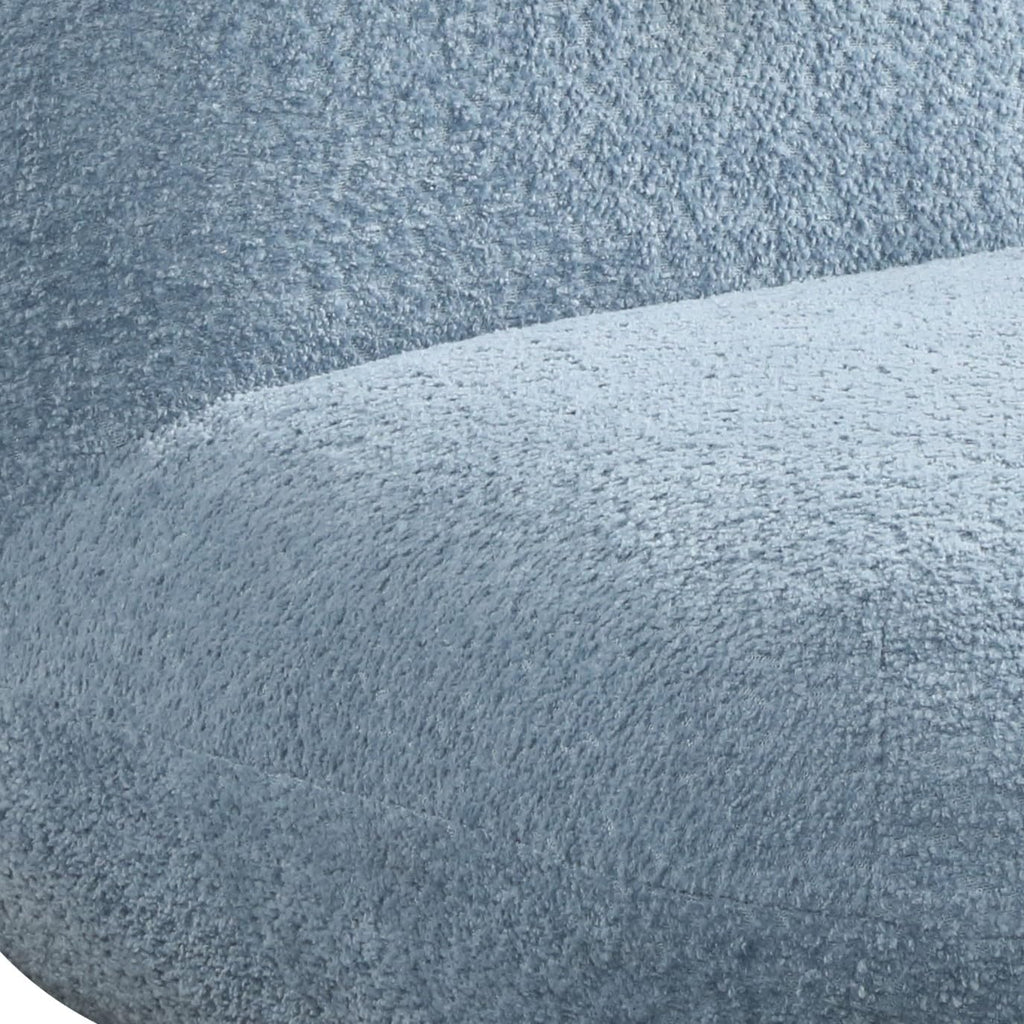 21.5" W Blue Chenille Deer Shaped Chair