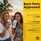 Funky Junque Bachelorette Party Favors Slim Can Cooler, Funny Bridesmaid & Bride Gifts for Girls Trip, Bridal Shower Decorations & Accessories, 12 oz Skinny Can Covers - Ain't No Laws - 10 Pack