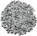WGVI WGV Acrylic Ice Rock Crystals Treasure Gems for Table Scatters, Vase Fillers, Wedding, Banquet, Party, Event, Birthday Decor (Approx 150 pcs per Bag), 1 Bag, 1 Pound, Silver