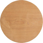 Christopher Knight Home Annie 20.28'' Wood Small Side Table, Bedside Table with Wooden Beads Accent, Round End Table for Living Room/Bedroom/Small Spaces, No Assembly Plant Stand Indoor, Natural
