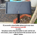 Personalized Human Memorial Stones, Black Granite Memorial Garden Stone, Gifts for Someone Who Lost a Loved One, or Pet, Dog, Cat (16x8 inches (40x20cm))